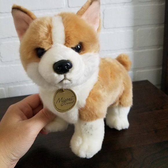 Miyoni by AURORA Corgi Dog 10.5" Plush Stuffed Animal - Picture 2 of 10